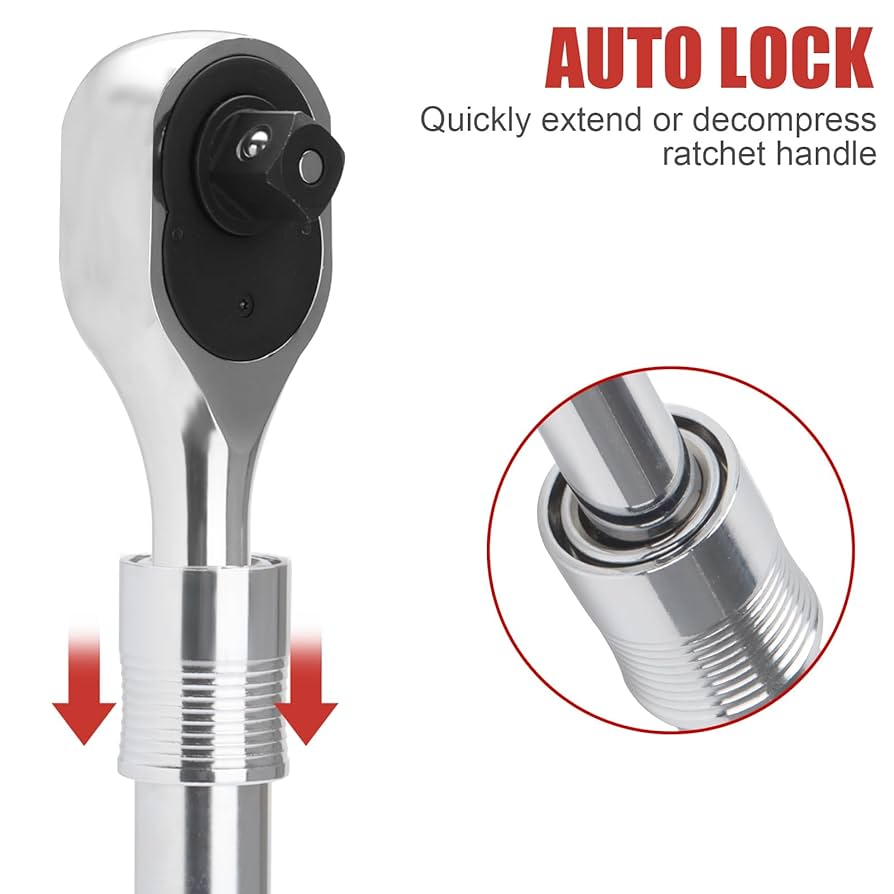 WHAT WE WANT TAKIBIDAIMITAINATABLE (ナラ) kboisha 3/4-Inch Drive Extendable Ratchet Handle, Reversible